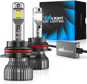 img 4 attached to 💡 Nilight 9004/HB1 LED Headlight Bulbs: 70w 14000lm, Hi/Lo Beam, Cool White- 6500k, IP67 Rated