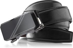 img 3 attached to Discover the Sleek Style of Roxoni Genuine Automatic Textured Enclosed Men's Accessories