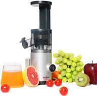 🍎 blamdoil compact slow juicer masticating extractor - cold press mini juicer for high nutrient fruits and vegetables - electric small juicer bpa-free - easy to clean - quiet motor - reverse function (silver) логотип