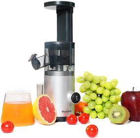 img 4 attached to 🍎 Blamdoil Compact Slow Juicer Masticating Extractor - Cold Press Mini Juicer for High Nutrient Fruits and Vegetables - Electric Small Juicer BPA-Free - Easy to Clean - Quiet Motor - Reverse Function (Silver)