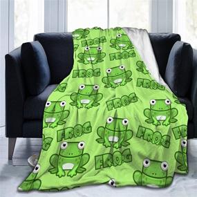 img 4 attached to Cartoon Blanket Lightweight Decoration Adults