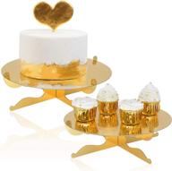 2-pack of reusable cardboard birthday decoration stands logo