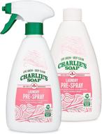 🌿 charlie’s soap laundry pre-spray with refill - powerful natural stain remover (16.9 fl. oz, 1 pack) - effective and safe pretreatment solution logo
