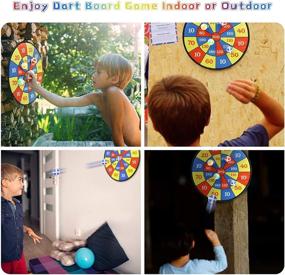 img 3 attached to 🎯 Comgoo Board Games for Kids: Safe Indoor Party Games and Classic Toys Gifts with Darts Board and Sticky Balls - Perfect for 5-12 Year Old Boys and Adults!