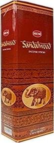 img 2 attached to 👃 HEM Sandalwood Incense Sticks: Pack of 6 - 120 Count (301g) - High-Quality Fragrance