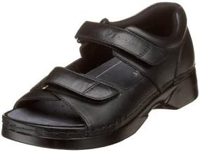 img 1 attached to 👠 Propet Women's W0089 Pedic Walker Flat Sandals, Black, Size 9 X-Wide US - Enhanced SEO