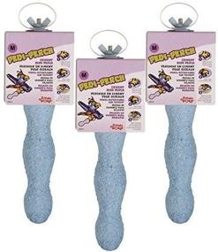 img 3 attached to 🦜 Living World Pedi-Perch, Medium Size - Pack of 3 Assorted Colors