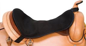 img 1 attached to 🐎 Enhance Your Riding Comfort with Weaver Leather Western Gel Seat Pad in Black