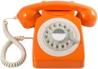 почувствуйте ностальгию с телефоном gpo 746 retro rotary landline - спиральный шнур, аутентичный звонок! логотип