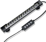 🐠 hygger 24/7 mode submersible aquarium led light with full spectrum, 3 rows beads in 7 colors, auto on/off, sunrise to moonlight, adjustable timer and brightness, 10w логотип