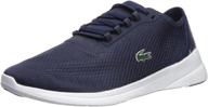 lacoste sense sneaker: green medium men's shoes for ultimate style and comfort logo