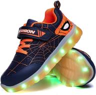 👟 yunicus light-up toddler boys' sneakers logo