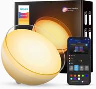 🔦 govee ambient portable smart light: dimmable bluetooth table lamp with rgbww, rechargeable, app control, preset scene effects, music mode - ideal for bedroom and living room (no wifi or alexa support) логотип