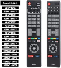 img 3 attached to 📺 Gvirtue NH409UD Magnavox LED Smart HDTV Remote Control - Compatible with NH419UD NH400UD NH402UD NH404UD NH405UD NH401UD NH410UP NH410UD NH416UP NH424UP NH425UD (1-Pack)