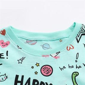 img 2 attached to 🌈 LuckyCandy Rainbow Toddler Dresses: Adorable Girls' Clothing All Over!