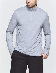 img 1 attached to TSLA Pullover Performance Athletic Quarter Zip Men's Clothing and Active