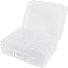 img 4 attached to 📸 novelinks Clear Photo Case Storage: 16 Inner Photo Organizers for 4"x6" Photos