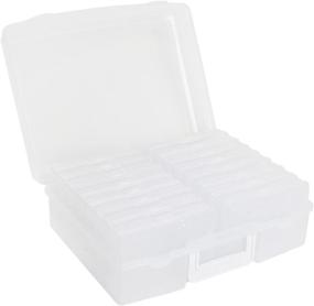 img 1 attached to 📸 novelinks Clear Photo Case Storage: 16 Inner Photo Organizers for 4"x6" Photos