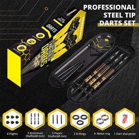 img 2 attached to SOVARCATE Darts Metal Tip Set Sports & Fitness