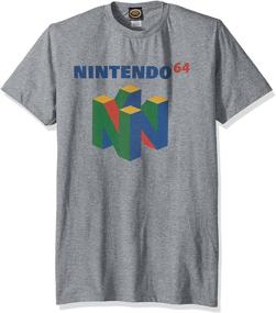 img 1 attached to 👕 Nintendo T Shirt Premium Athletic Heather: High-Quality Men's Clothing & Shirts with Iconic Gaming Designs