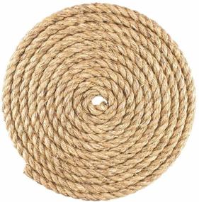 img 4 attached to Twisted Manila Hemp Rope Inch