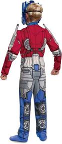 img 3 attached to Unleash Your Inner Hero with the Optimus Transformer Costumes Character Jumpsuit!