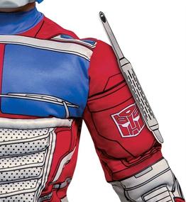 img 1 attached to Unleash Your Inner Hero with the Optimus Transformer Costumes Character Jumpsuit!