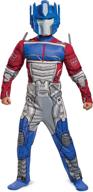 unleash your inner hero with the optimus transformer costumes character jumpsuit! logo