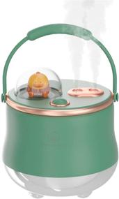 img 4 attached to CEENFFO Humidifier Adjustable Portable Home（Green