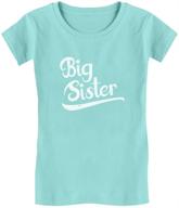 teestars sister siblings fitted t shirt girls' clothing for tops, tees & blouses logo