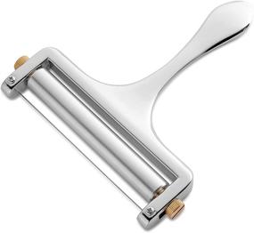 img 3 attached to Bellemain Adjustable Thickness Cheese Slicer - Premium Stainless Steel Cutting Wire - 1-year Warranty (Silver)