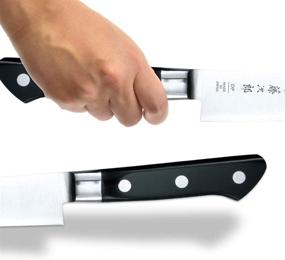 img 1 attached to 🔪 Tojiro DP Sujihiki Slicer - 10.5" (27см): Прецизионный инструмент для легкого нарезания