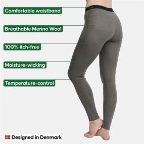 img 3 attached to DANISH ENDURANCE Womens Merino Tights Women's Clothing for Lingerie, Sleep & Lounge