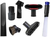 🧹 1-1/4 inch to 1-3/8 inch small shop vac accessories - horse hair brush and dusty brush for home cleaning logo