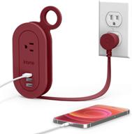 ihome travel reach: быстрая зарядка путешественная настенная розетка с 3 usb-портами логотип