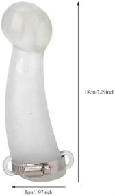 img 3 attached to Силиконовая защитная накладка для рогов коровы, быка и теленка "Silicone Calf Cattle Bull Cow Horn Anti-Fight Protective Cover - Mumusuki Round-Cornered Farm Accessory