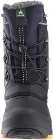 img 3 attached to 👢 Black Kamik Kids Winter Boots for Boys - Stylish Footwear