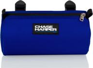 сумка барабан chase harper usa 105000 ruckus - высокопрочный баллистический нейлон промышленного качества с крепким термопластиковым вставком полной длины с молнией - голубая мотоциклетная и мотоспортивная продукция. логотип