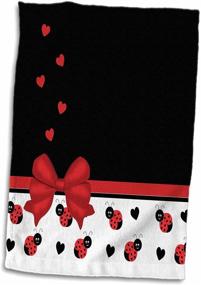 img 1 attached to Ladybugs Floating Hearts Ribbon Multicolor