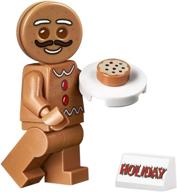 lego holiday minifigure gingerbread display логотип