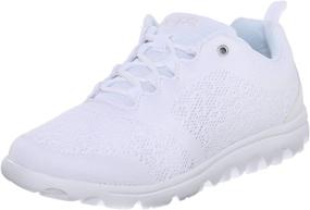 img 4 attached to Stylish and Comfortable Propet Women's TravelActiv White Narrow Shoes: Ideal for On-the-Go Women