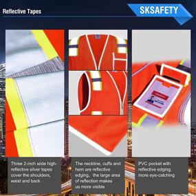 img 1 attached to 🚧 Enhancing Construction Safety with SKSafety Standards Reflective Visibility