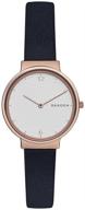 skagen womens ancher stainless leather women's watches logo