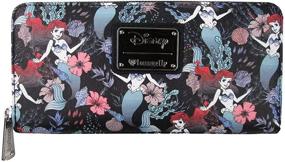 img 2 attached to Loungefly Ariel Floral Print 💼 Wallet: A Stylish and Functional Accessory