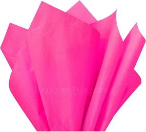 img 1 attached to 🎁 Flexicore Packaging Hot Pink Gift Wrap Tissue Paper - 100 Sheets, 15"x20" - 100 Count