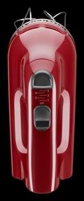 img 1 attached to 🔴 Empire Red KitchenAid Ultra Power Hand Mixer with 5-Speed Settings