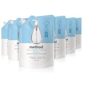 img 4 attached to Method Gel Hand Soap Refill, Sweet Water, 34 oz, 6 Pack: Find the Perfect Packaging for Your Needs