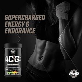 img 2 attached to PMD Sports ACG3 Supercharged: Gummy Bear Blast Pre Workout Fuel for Maximized Strength, Energy, and Mental Focus - 60 Servings