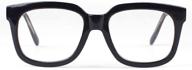 hindar panda 2020 stylish transparent oversized 🐼 reading glasses with large 53mm lens for enhanced vision logo