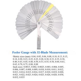 img 3 attached to 🔧 ZUZUAN 32 Blade and 16 Blade Imperial Measuring Tool: Precision and Versatility Combined